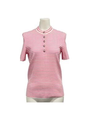 Chanel Pink White [Outer Fabric] Cotton #320223C16B